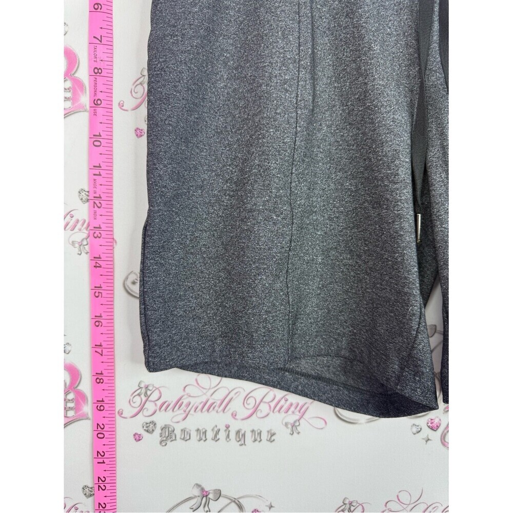 HYBA shorts grey Women's Gray Drawstring Lounge Shorts - Picture 5 of 9